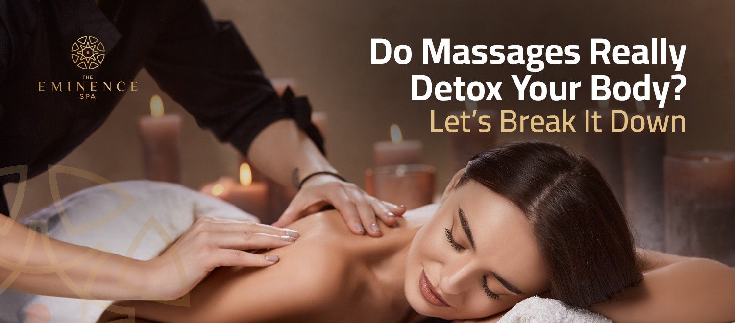 Woman receiving a detox massage in Ajman to promote relaxation and wellness