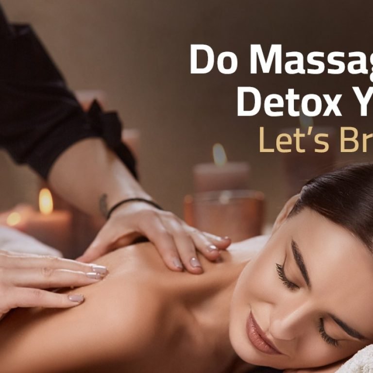 Woman receiving a detox massage in Ajman to promote relaxation and wellness
