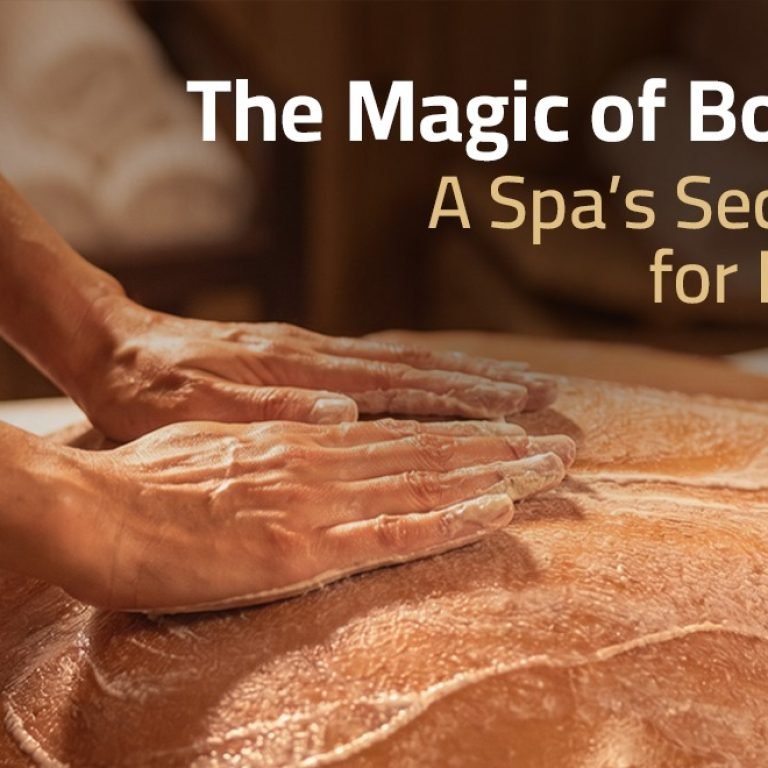 Luxury spa body scrub treatment exfoliating skin for a radiant and healthy glow