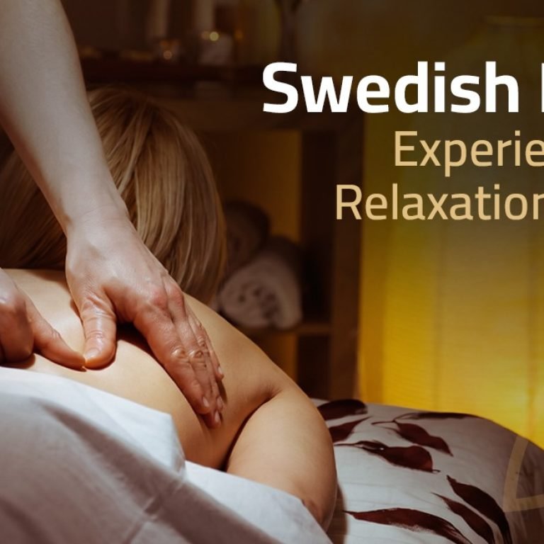 Professional Swedish massage therapy session promoting deep relaxation, pain relief, and overall wellness